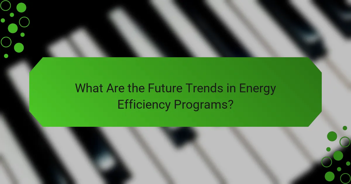 What Are the Future Trends in Energy Efficiency Programs?